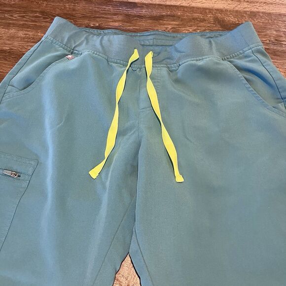 FIGS Zamora Scrub Pants Womens Size Large Blue Green Jogger W18SW2005 - Picture 7 of 14